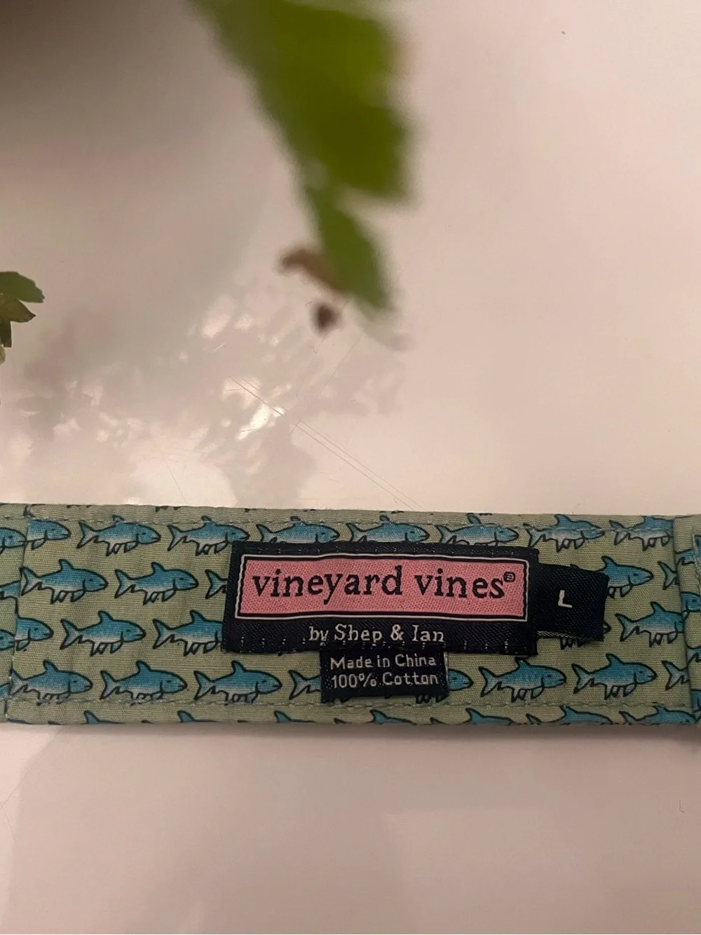 Boys L Vineyard Vines belt